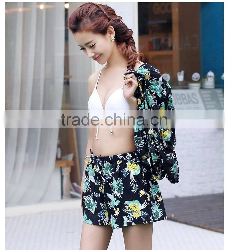 Wholesalel triangle four pieces women swimwear bikini for girls