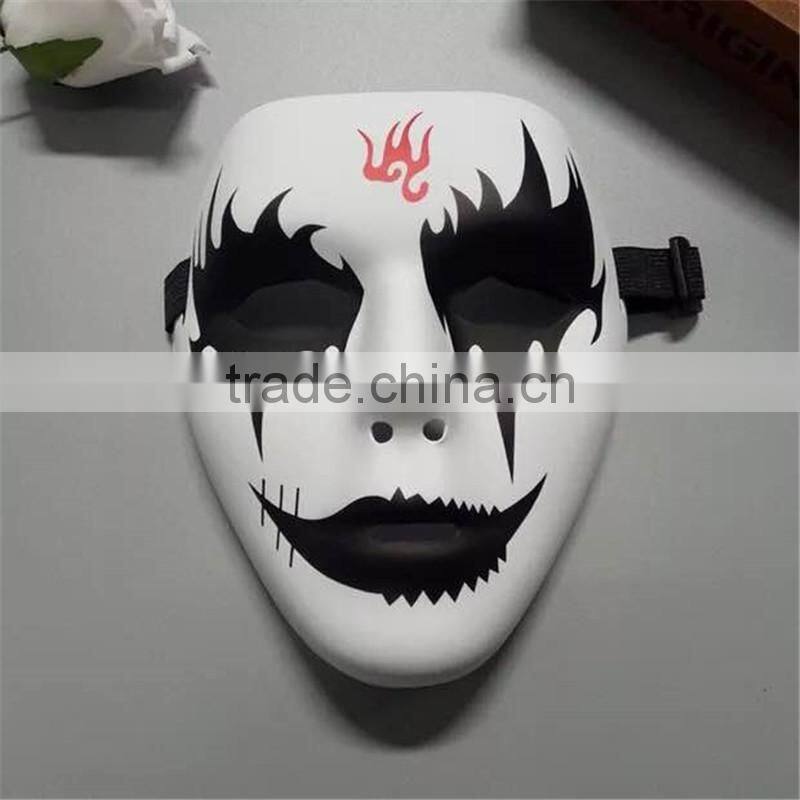 New arrivel Fashion Party mask unique funny halloween ghost mask Hand-painted hip-hop mask