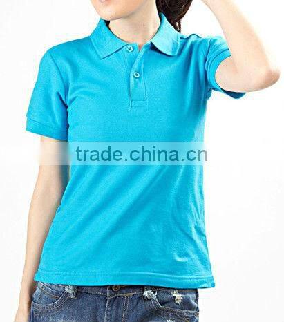 Wholesale cheap Blank Polo t shirt for women