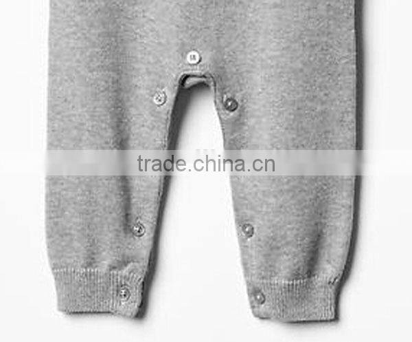 Unisex baby raglan smile design romper