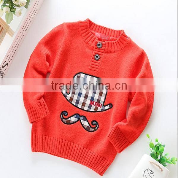 Baby Boys Cotton Sweaters 2015 Knitted Kids Pullover Sweater