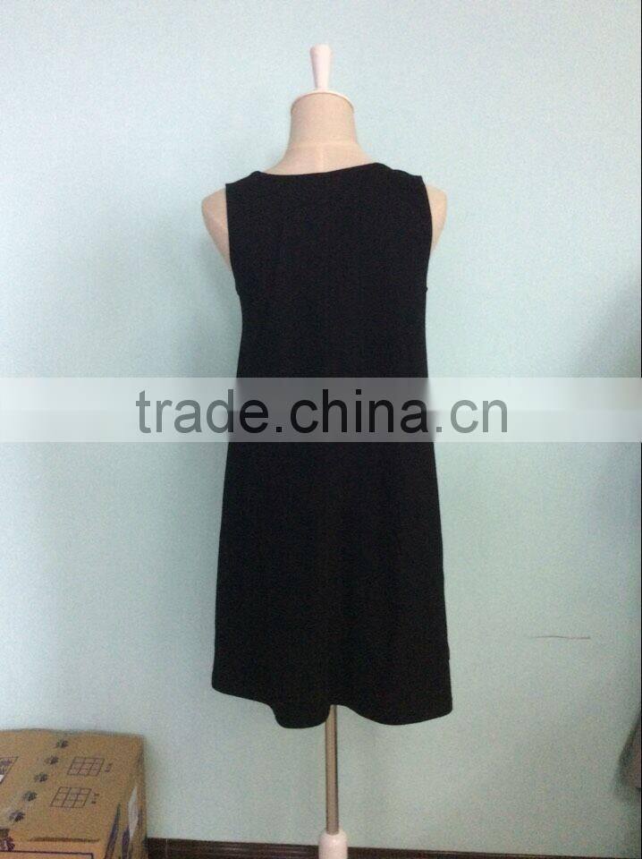 2016 hot sale black ladies skirt for summer made in China wholesale