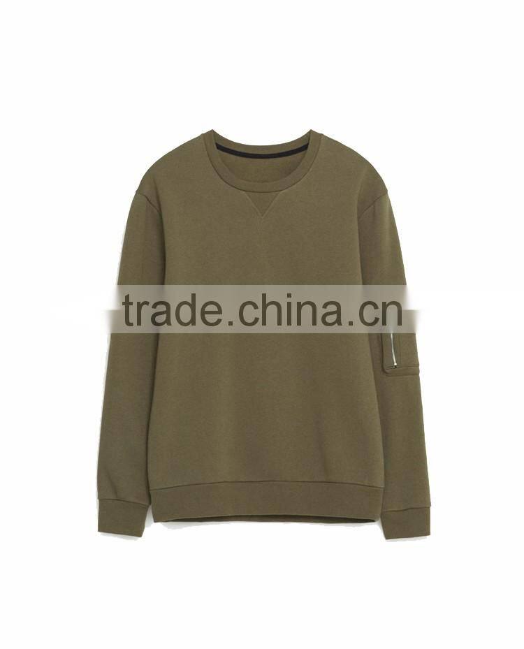 Wholesale Winter Custom Mens Blank Long Sleeves Crewneck Sweatshirt