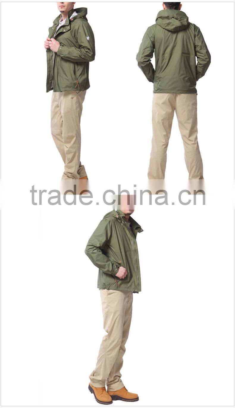 2015 New Fashion Custom Nylon Windbreaker Man Spring Jacket