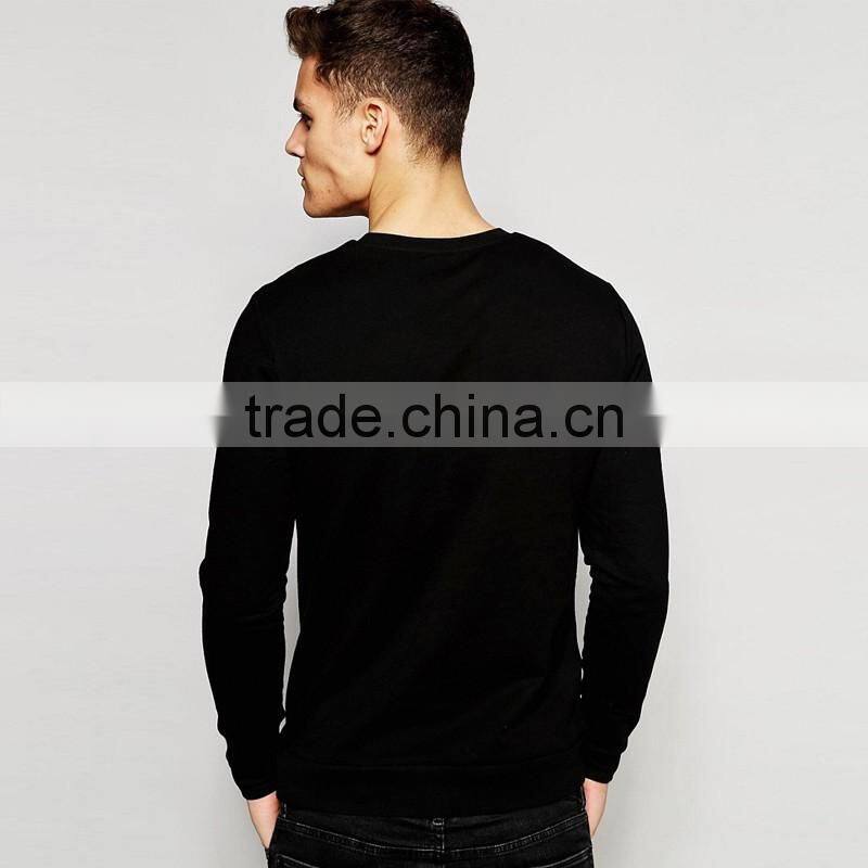 Tight Slim Fit Sweatshirt Men Long Sleeve T Shirt Latest No Hood Sweatshirt Wholesale Clothes Men