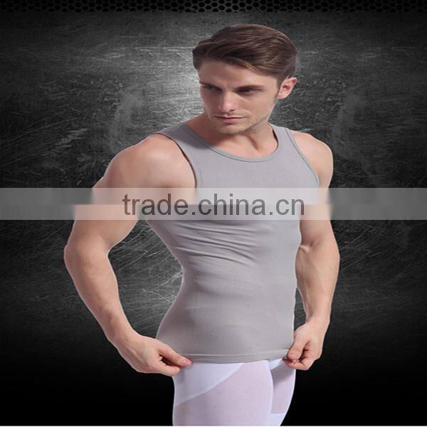 Suntex 100% Polyester Running Custom Jersey Men Compression Clothes Sports Singlet