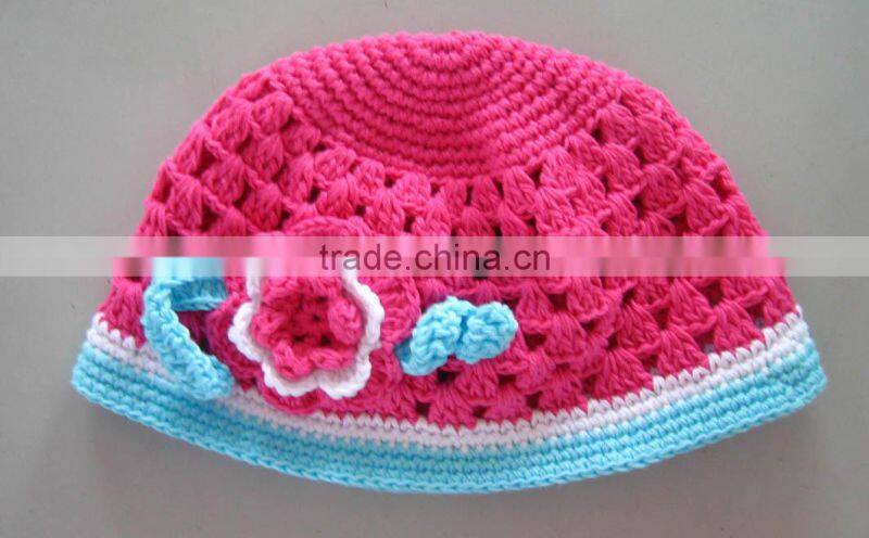 Lovely cotton baby hats
