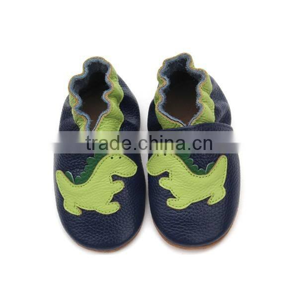 Wholesale breathable popular lovely soft leather baby shoes