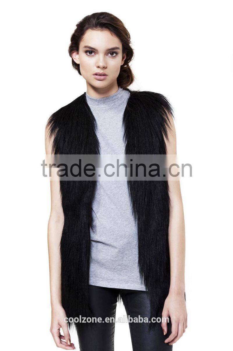 100% Faux fur gorgeous soft light vest
