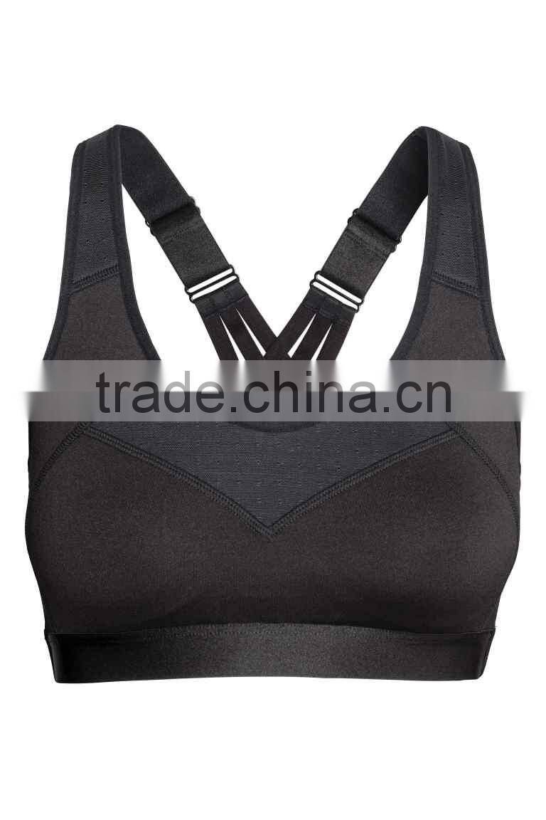Factory Wholesale Yoga Tanks Fitness Top Training Blank Ladies Sports Bra