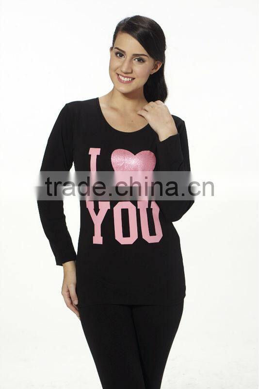 Wholesale custom couple long john hot-selling women thermal underwear