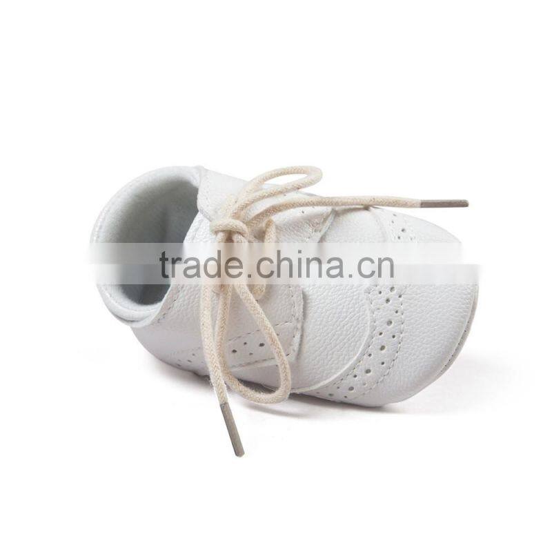 baby boys fashion shoes, PU baby shoes with strings, new design baby boy shoes