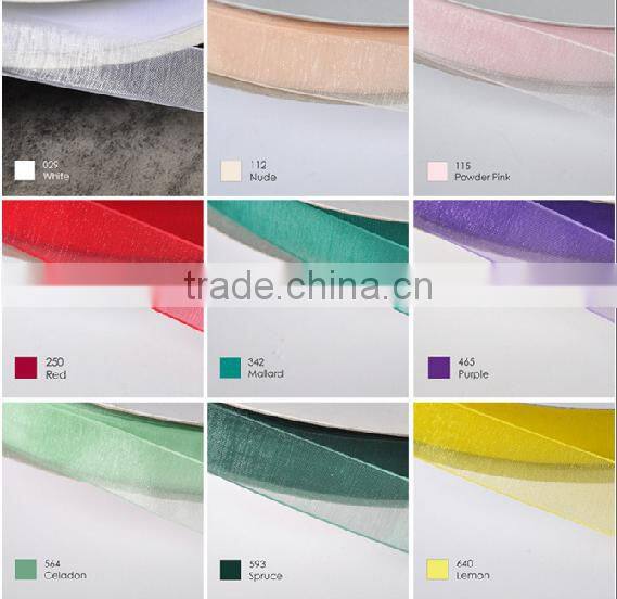 hi-ana ribbon 99 Most popular silk wired sheer organza ribbon for parties decoration