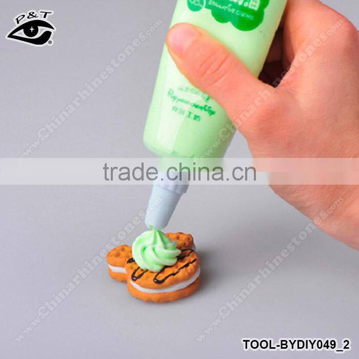 50ML 24colors best colorful Epoxy cream glue Glue Simulation Cream for DIY Craft Phone Case Decoration