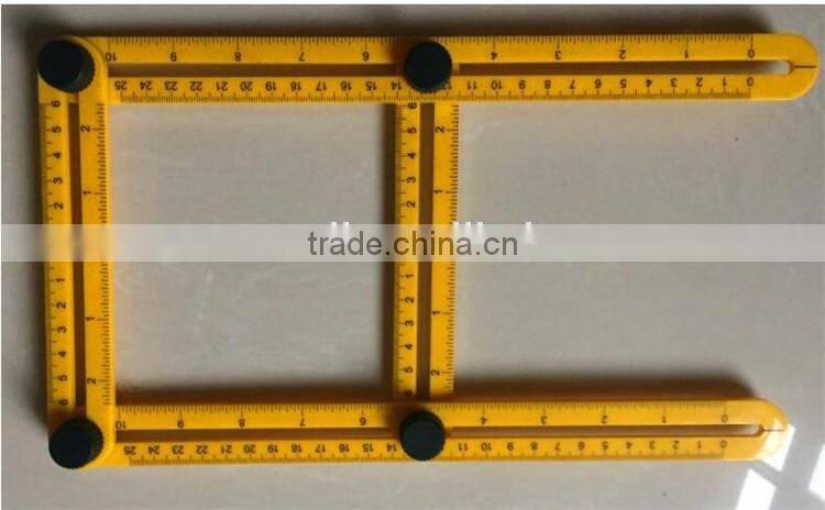 Plastic activity Folding Multi-Angle Measuring Ruler 5Cm Steel Angle Sliding Four Folding Ruler