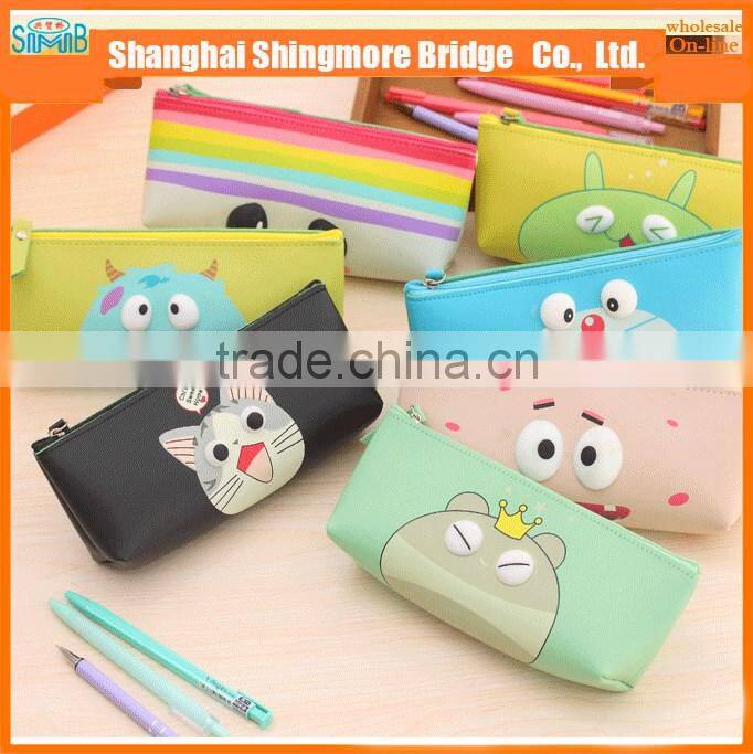 hot sales high quality pu kids pencil case school with cheap price