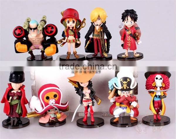 Wholesale one piece Luffy&Shanks pvc action figure