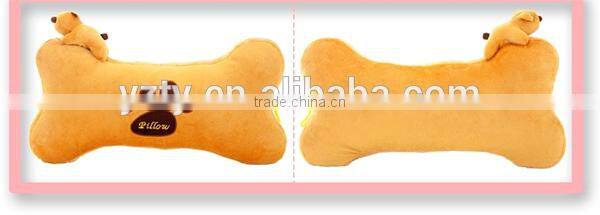 super soft bone shaped plush pillow