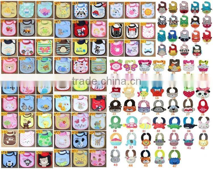 Wholesale in stock carters cotton baby bandana bibs M5040620