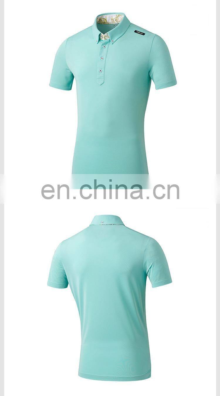 OEM custom dry fit golf polo shirt for men