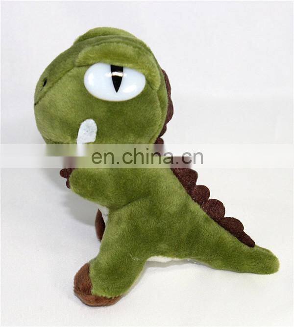 Wholesale Cheap 10CM Plush Mini Dinosaur Toys For Bag Brand LOGO Cute Stuffed Plush Dinosaur Keychain