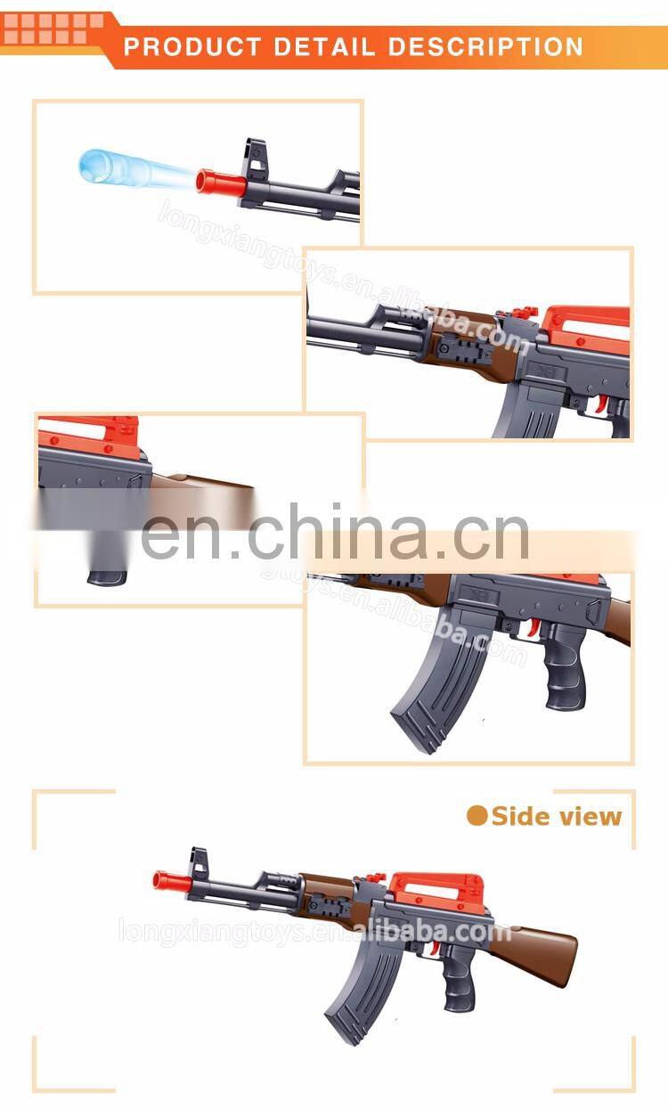 Hottest children's summer toys safe water and soft bullet plastic air powered launcher water gun with bowling ball for shooting