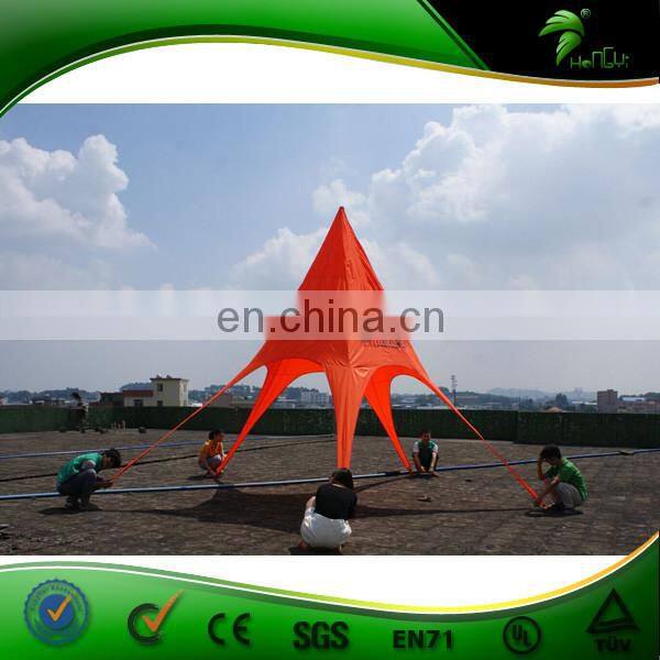 Dia 4m Attractive Design Advertising Cheap Star Tent / Star Shape Folding Tent for 2015