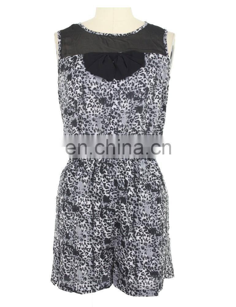 Leopard Print Chiffon Jumper Guangzhou Supplier