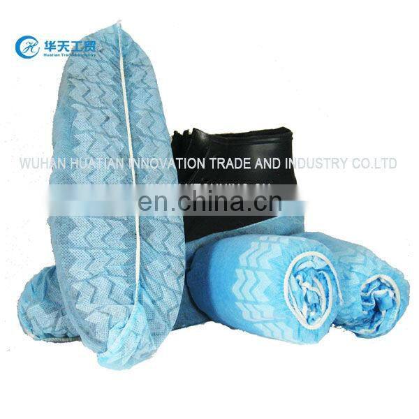 disposable non woven shoe cover,dnon slip shoe coversnon-slip rubber shoe covers