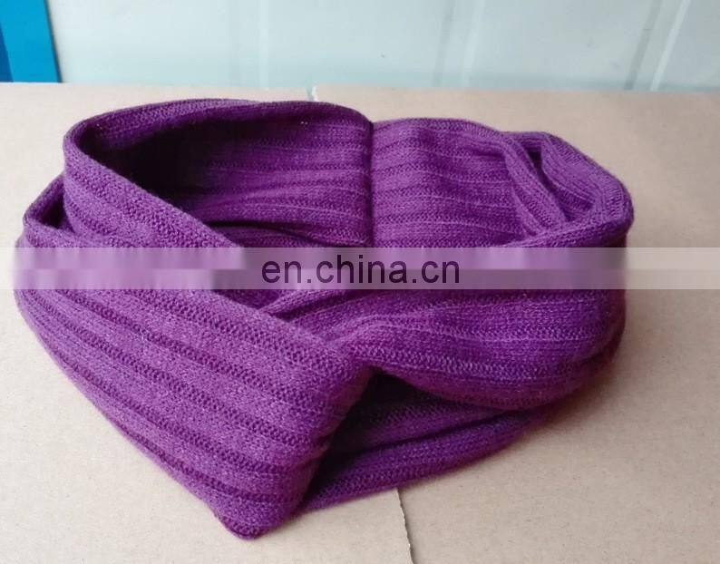 Pure color soft cotton hair band hair accessories elastic knitted cotton headband women