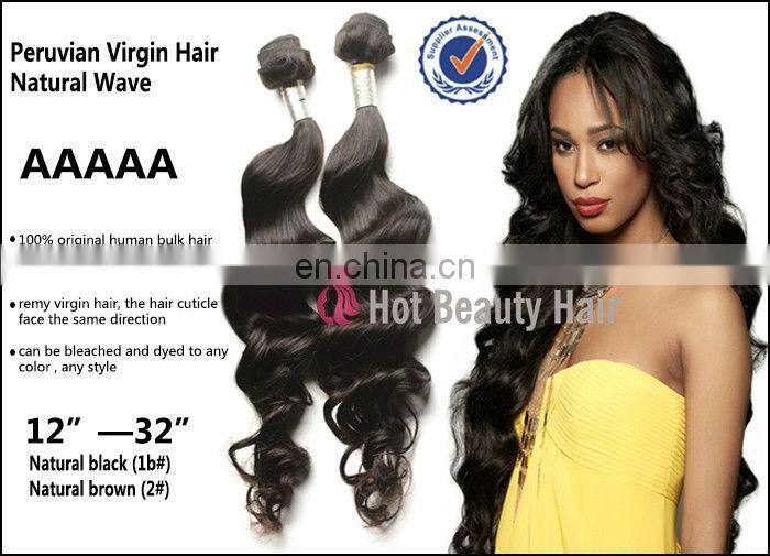 Factory Price Supply Queens Peruvian Body Wave Hair 16"-28"