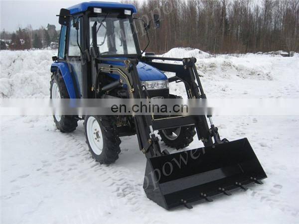 55HP tractor MAP554 Agricultural tractor front end loader bucket