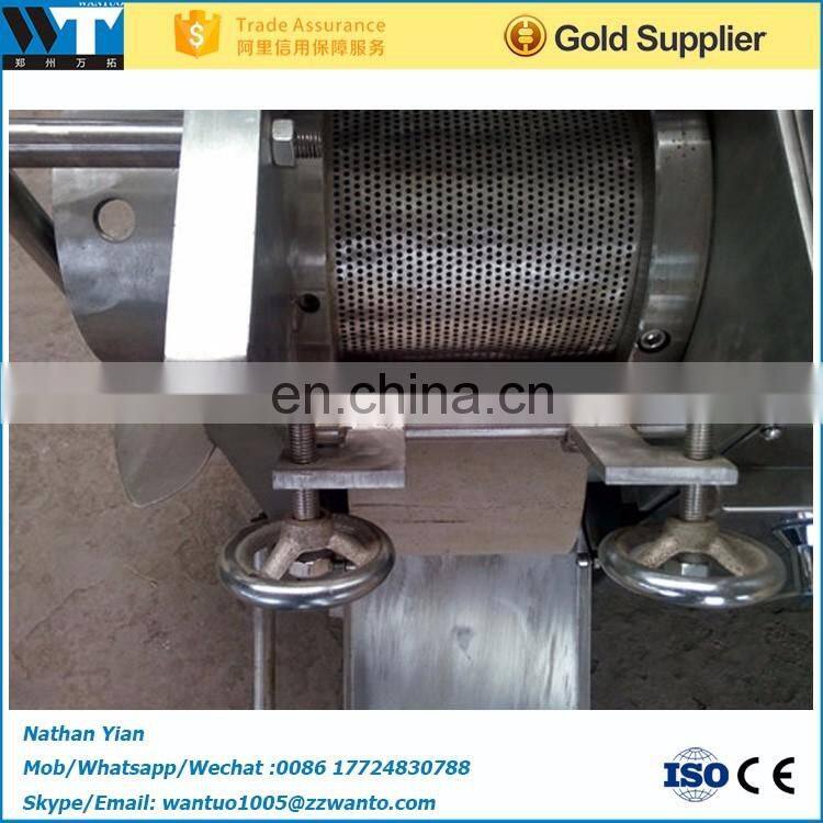 Fish meat and bone separator machine meat and bone separator machine