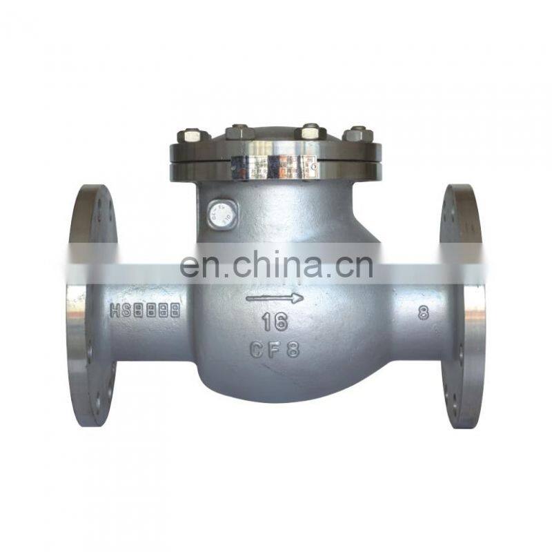 Standard DIN DN80 flange connection type lifting type check valve