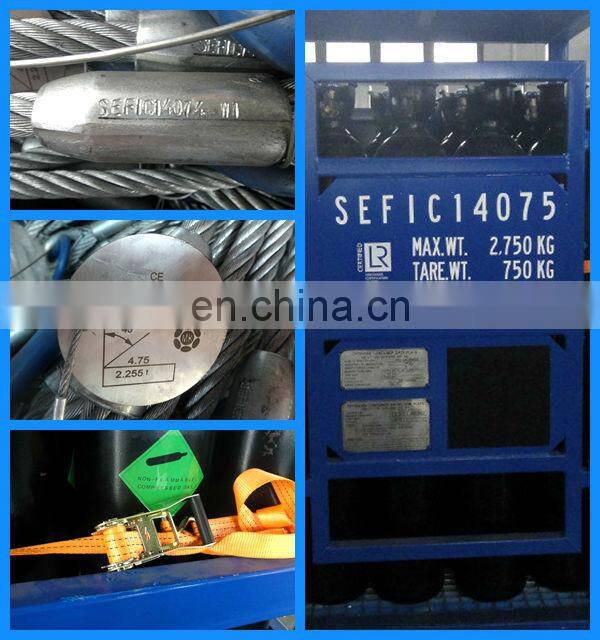 2015 Newest Low Price High Pressure Seamless Steel Oxygen, Nitrogen, Argon Gas Cylinder DNV Offshore Container