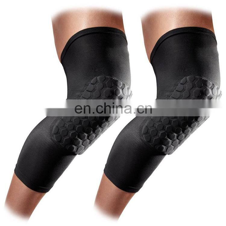 Pad Crash Proof Antislip Basketball Leg Knee Long Sleeve Protector Gear