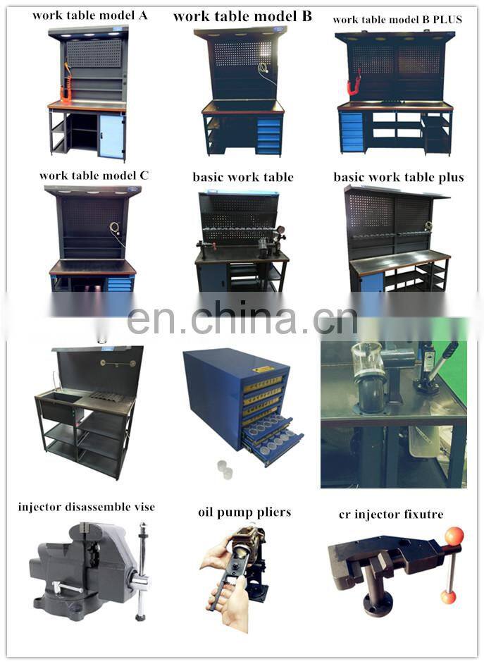 nozzle tester with anti fog device common rail injector repair kits