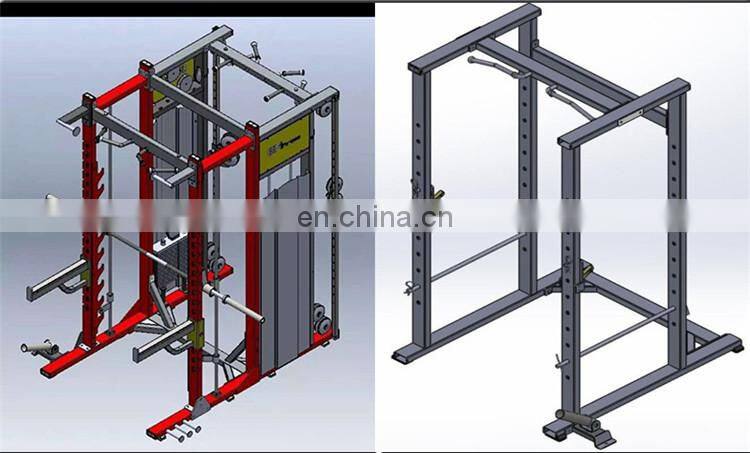 Gym commercial fitness equipment multifunctional 3D Smith machine