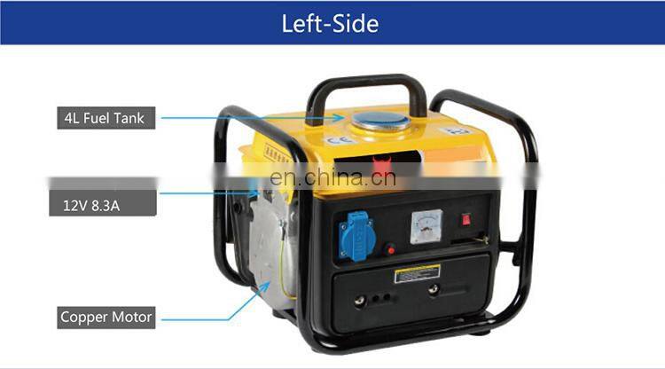 BISON(CHINA) 650W Silent Mini Portable Home Use Generator 950 Watts