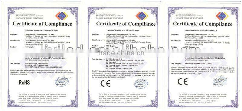 Alibaba Trade Assurance Outdoor Advertising WIFI 3G P5 Full Color LED taxi Sign / Taxi Roof Light Box