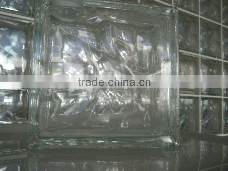 Clear glass block