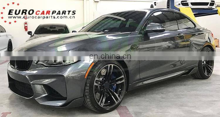 F87 M2 front winglets fit for F87 2015-2018year carhbon fiber left and right F87 front winglets