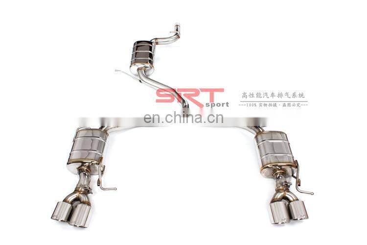 4 exhaust tips for Volkswagen VW Magotan pipe catback with quad double tip