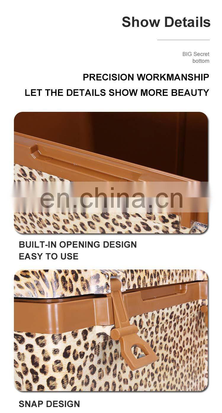GiNT 50L Outdoor Leopard Design Good Quality Ice Chest Customized Cooler Box