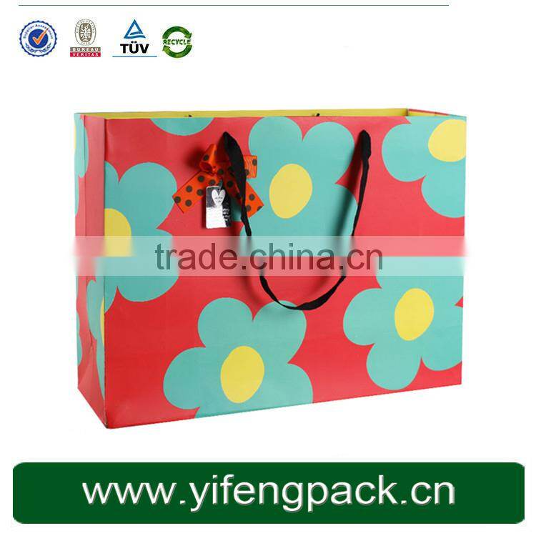 Customized Luxury Paper Packaging Bag Promotional Printed Shopping Bag