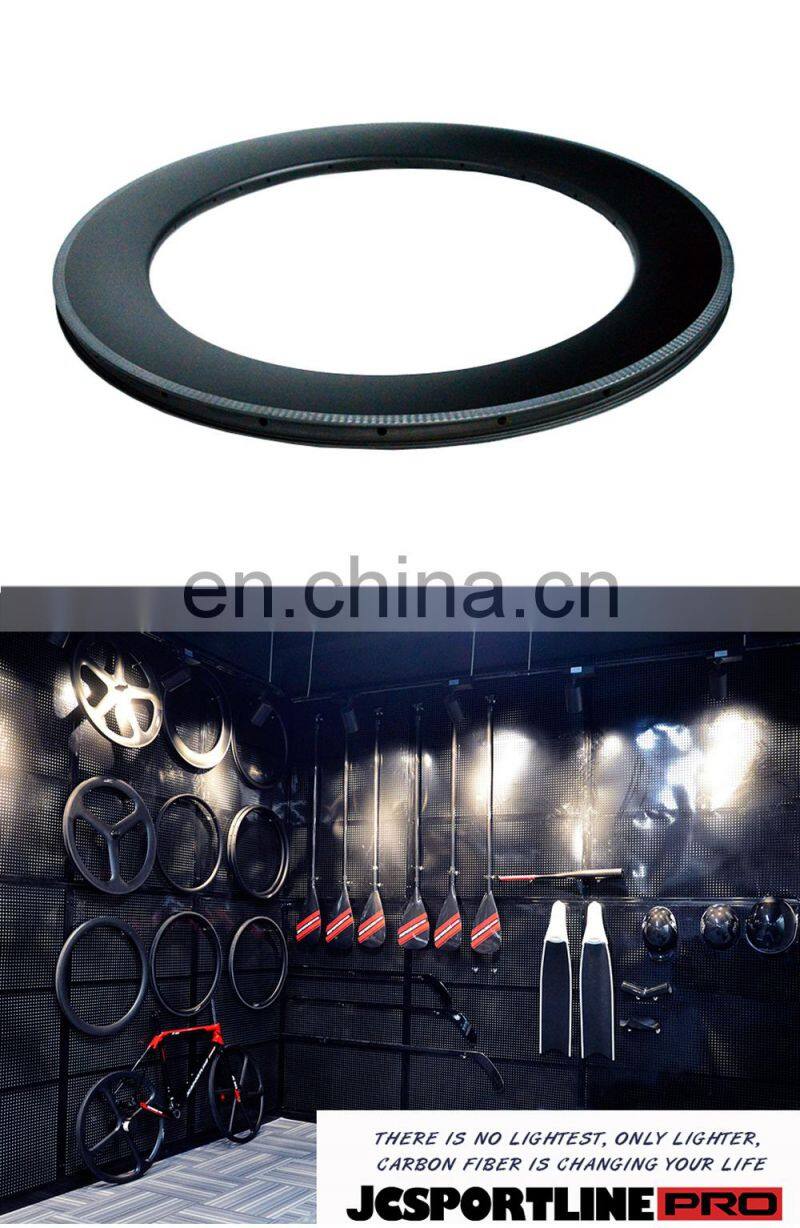 Logo Custom Road Bike Wheels 25mm Width 38mm Height Disc Carbon Rim Tubular Road Bike Bicycle Rim