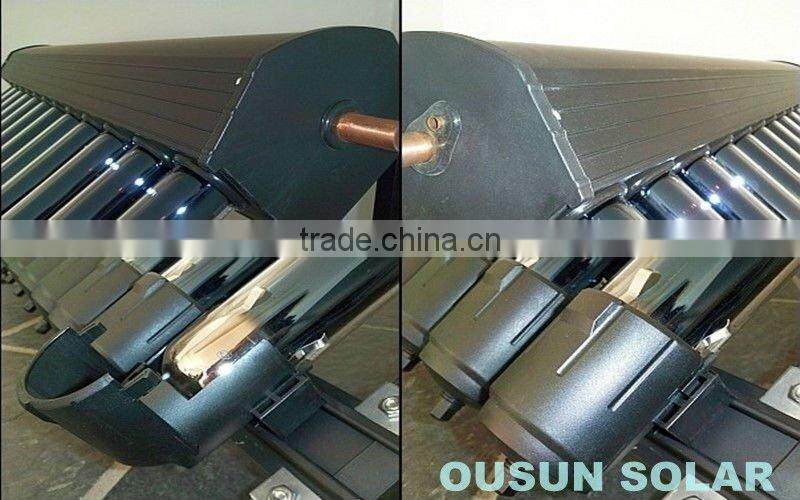 Evacuated vacuum tube solar heat pipe collector