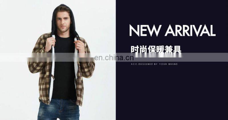 Christmas autumn and winter men's plus velvet thick warm jacket inch shirt men's trend student plaid shirt lamb velvet jacket