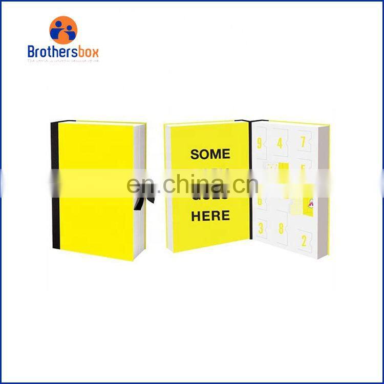 Custom Chocolate Advent Calendar Packaging Box gift box cardboard advent calendar