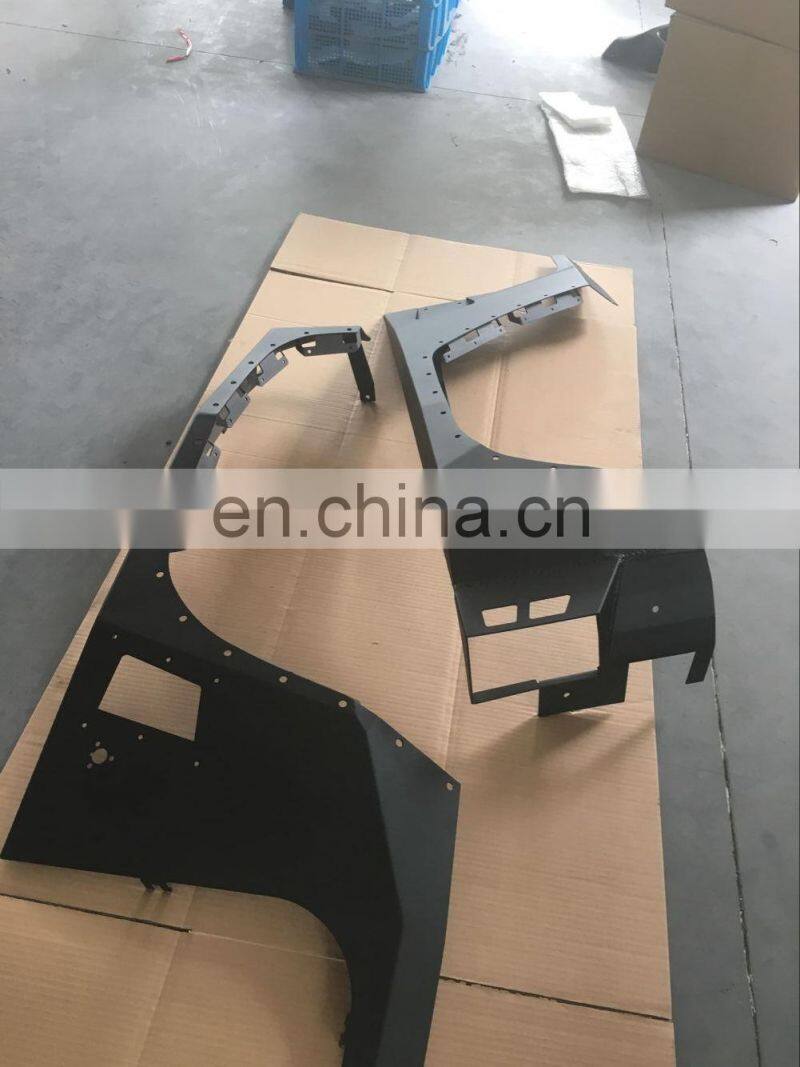 front and rear Wheel Eyebrow Fender Flare For Jeep JK 2007-2017